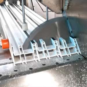 PVC profile cutting machine