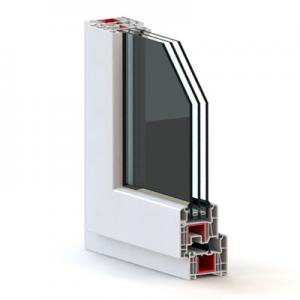 uPVC ZD70 Series Inward Opening Casement Window Profile